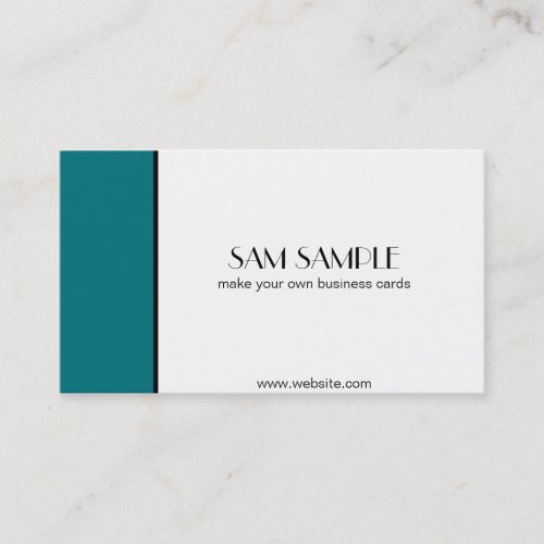 Turquoise Business Card