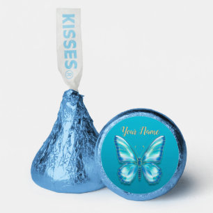 Turquoise Butterfly Hershey's Candy Favors