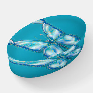 Turquoise Butterfly Paperweight