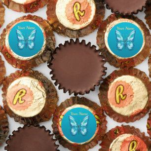 Turquoise Butterfly Reese's Peanut Butter Cups