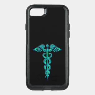 Turquoise Caduceus Otterbox Iphone 8/7 Case