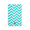 Turquoise chevron pattern pocket journal design