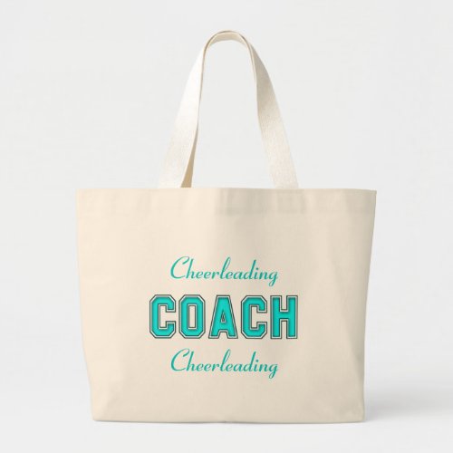 Turquoise Coach Large Tote Bag