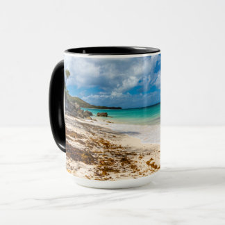 Turquoise Coastal View Anse Canot Caribbean Photo Mug