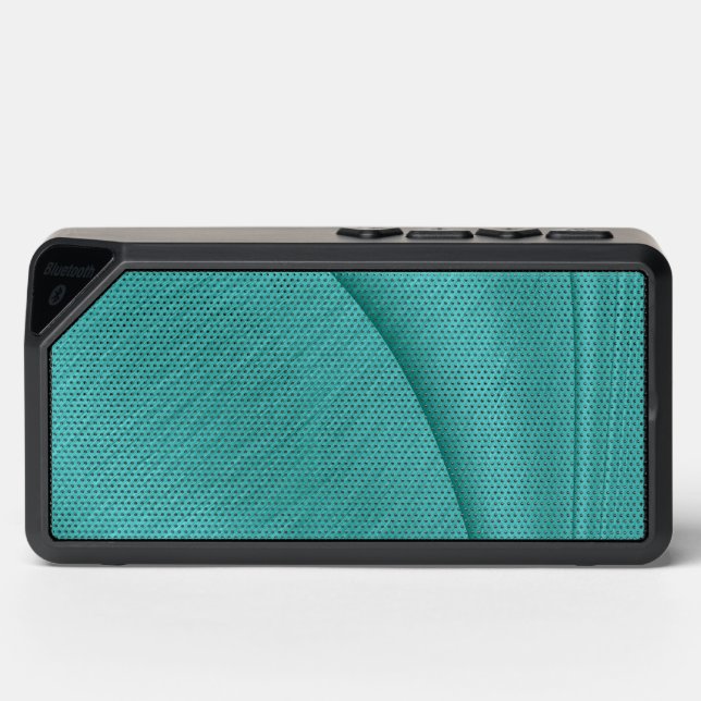 Turquoise Contour Bluetooth Speaker (Front)
