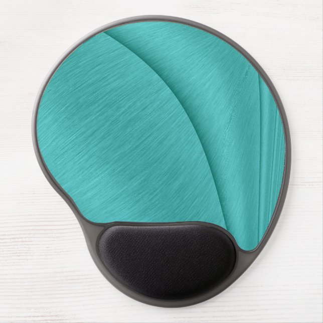 Turquoise Contour Gel Mouse Pad (Front)