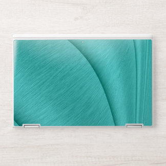 Turquoise Contour HP Laptop Skin