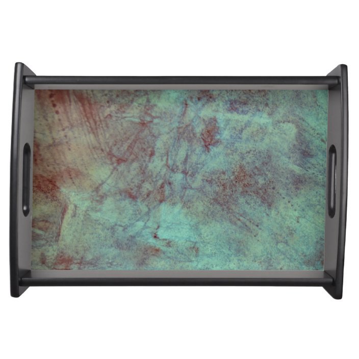 turquoise serving tray