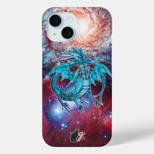 Turquoise Cosmic Dragon Case_Mate iPhone Case