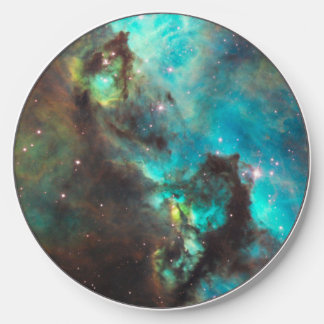 Turquoise Crab Nebula Wireless Charger