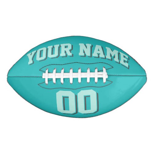 TURQUOISE Custom Football