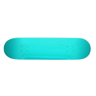 Turquoise Customizable Skateboard Deck