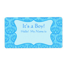 Baby Boy Name Labels Zazzle