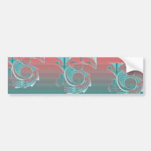 Turquoise Dawn Bumper Sticker
