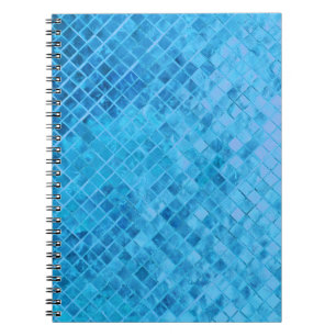 Turquoise Diamond Metallic Design Notebook