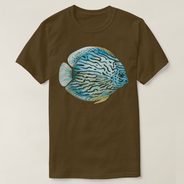 Turquoise Discus T-Shirt (Design Front)