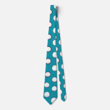 Turquoise Dotted Mens Neck Tie