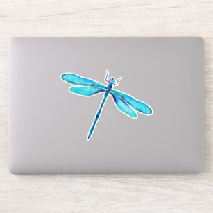 Turquoise Dragonfly Custom - Cut Vinyl Sticker