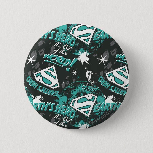 Turquoise - Earth's Hero Button (Front)