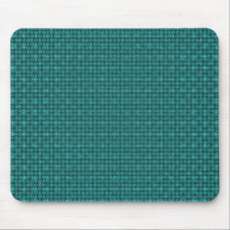 Turquoise Fabric Texture Mouse Pad