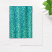Turquoise Faux Sparkles Chic Elegance (Desk)