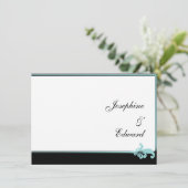 Turquoise Fleur de lis (Standing Front)