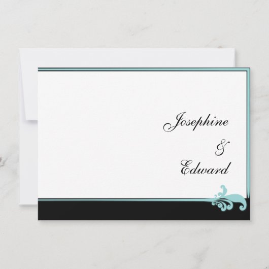 Turquoise Fleur de lis (Front)