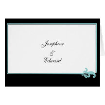 Turquoise Fleur de lis