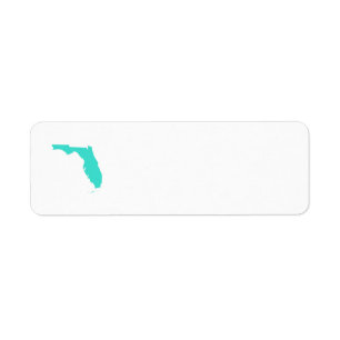 Turquoise Florida Label