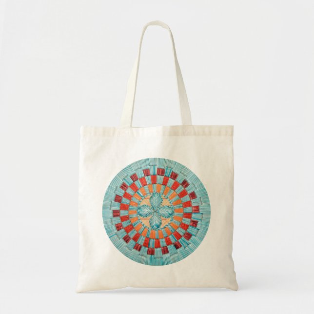 Turquoise Flower Bag (Front)