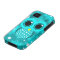 turquoise flowers and cute owl