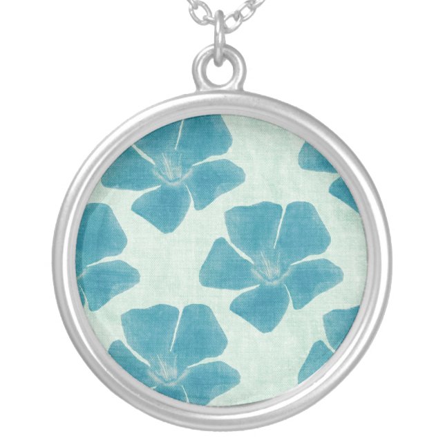 Turquoise Flowers Necklace (Front)