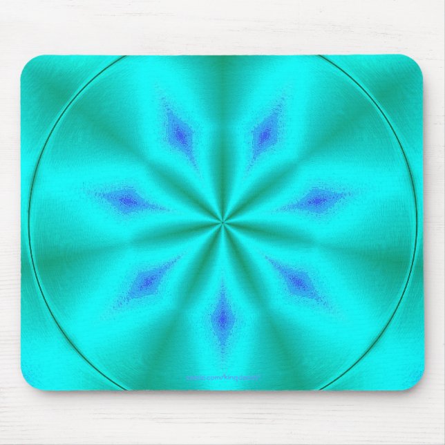 Turquoise Fruit Mousepad (Front)