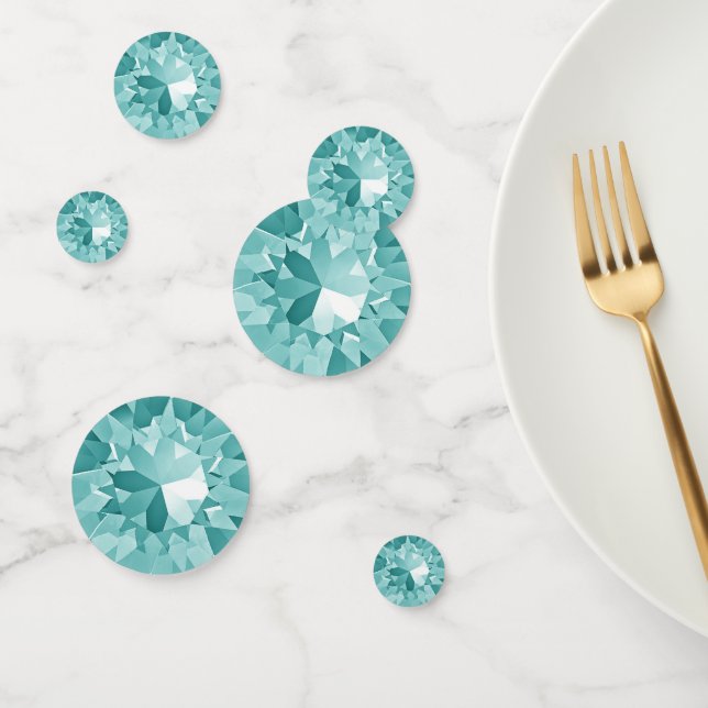 Turquoise Gems Confetti (Group)