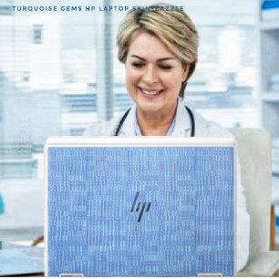Turquoise Gems HP Laptop Skin