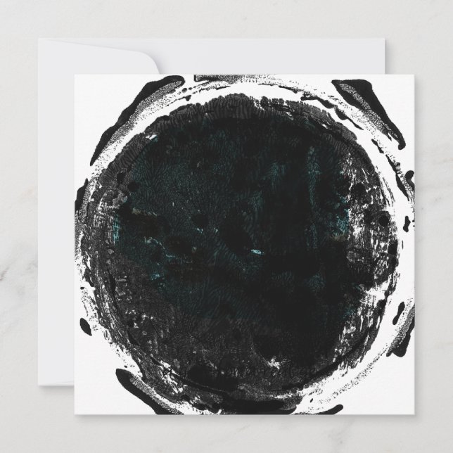 *~*  TURQUOISE Gemstone AP64 Flat Note Card (Front)