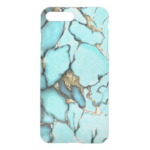Turquoise Gemstone Gold Matrix iPhone 8 Plus/7 Plus Case
