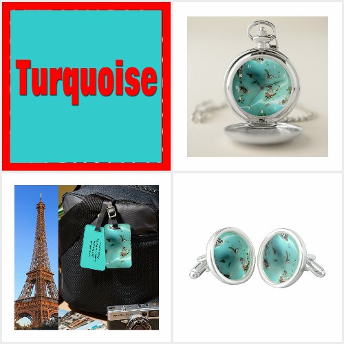 Turquoise Gemstone Imaged Products
