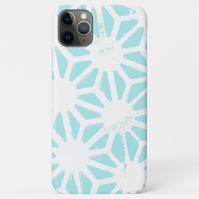 Turquoise geometric pattern Case-Mate iPhone case (Back)