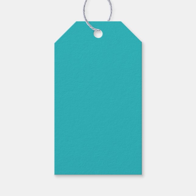 Turquoise Gift Tags (Front)