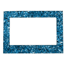 Turquoise Glitter   Magnetic Frame