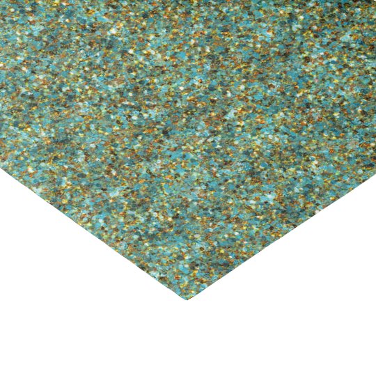 TurquoiseGold GlitterTISSUE WRAPPING PAPER