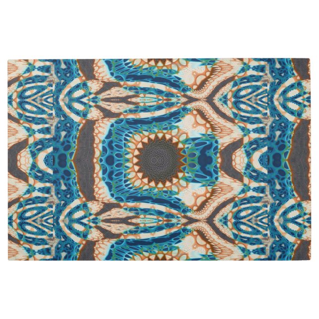 Turquoise Gold Sun Southwestern Art (Front)