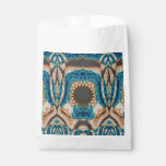 Turquoise Gold Sun Southwestern Art Favor Bag