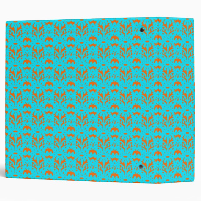 Turquoise Gothic Lace Binder (Back/Spine)