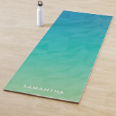 Beautiful Blue Mandala Pattern Yoga Mat | Zazzle