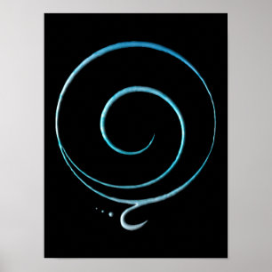 Turquoise Gratitude Poster