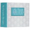 Turquoise & Gray Damask 2" Recipe Binder