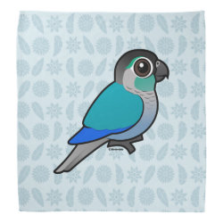 Turquoise Green-cheeked Conure Bandana