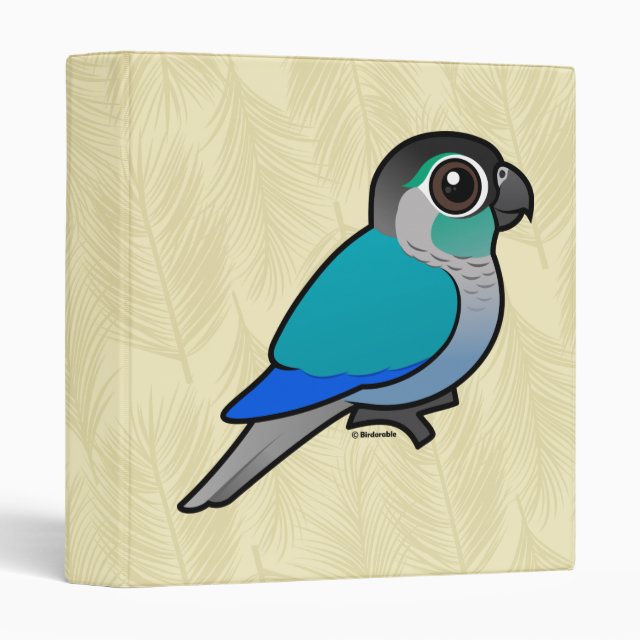 Birdorable Cute Turquoise Green-cheeked Conure Postcard